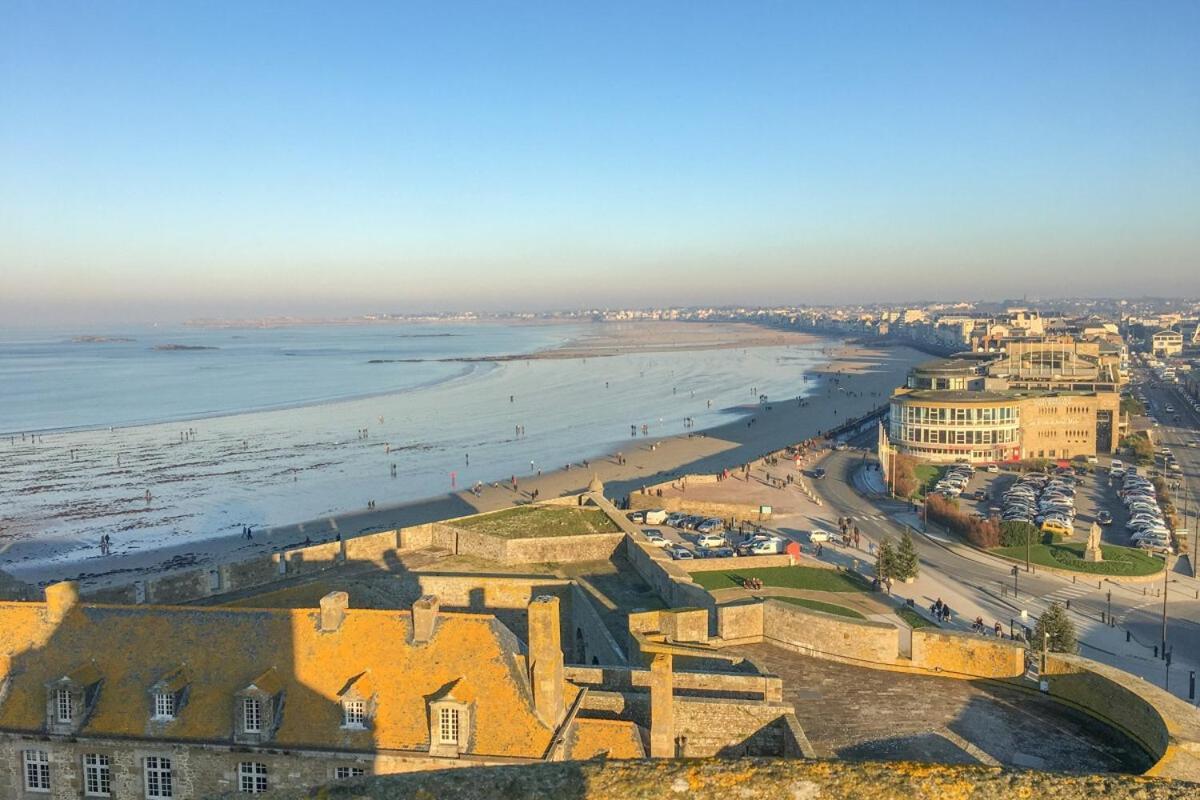 L Ostra 1, Appartement Haut Standing Front De Mer A Cancale Sur Le Port De La Houle 외부 사진