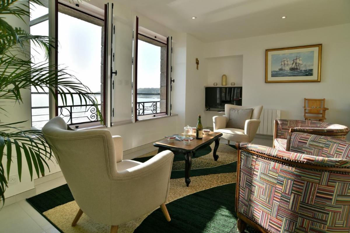L Ostra 1, Appartement Haut Standing Front De Mer A Cancale Sur Le Port De La Houle 외부 사진